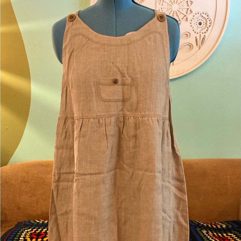 Vintage Relax By DAVID DART Midi Beige Dress